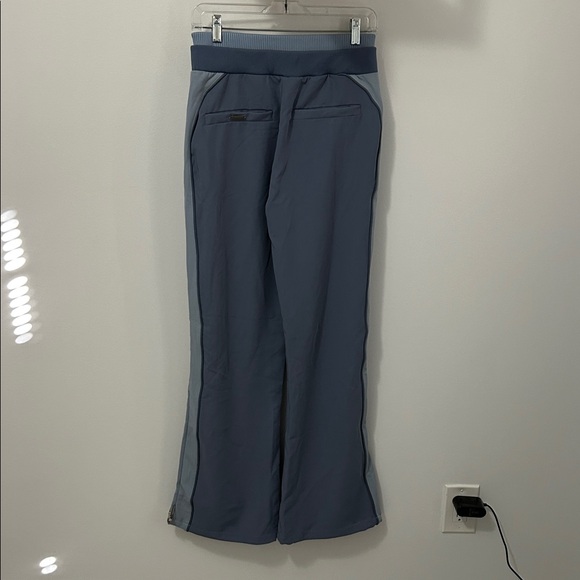 Maniere de Voir Double Waistband Viscose Track Pants Blue - Picture 5 of 12